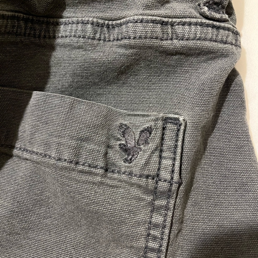 American Eagle Outfitters Charcoal Cargo Pants - Picture 5 of 9